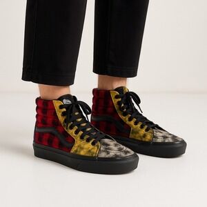 Vans Sk8-Hi Women's 7 Men's 5.5 EU 39 Sneakers Skateboard‎ Hightop Fur Platform